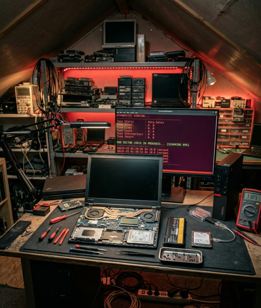 Computer - so sah es bei mir nie aus ;-)