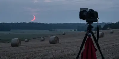 Sonnenfinsternis 2026 fotografiert
